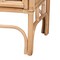 Bali & Pari Carabella Bohemian Natural Rattan 2-Door Storage Cabinet 244-13707-ZORO - alternate 8